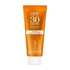 Crema solara ten SPF30 cu ganoderma si aloe - Sun Defence Bioearth, 50ml