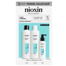 Set anti-cadere pentru par vopsit Pro Clinical System 3, Nioxin