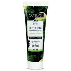Pasta de dinti bio albire si purificare cu carbune vegetal menta si lamaie, 100g, Coslys