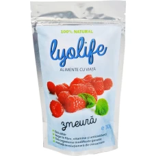 Zmeura fructe liofilizate, 30grame, Lifesense