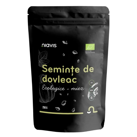 Seminte de dovleac ecologice, 250g, Niavis