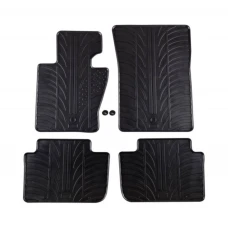 Covorase auto negre din cauciuc pentru BMW X3 E83 2004-2009 Gledring