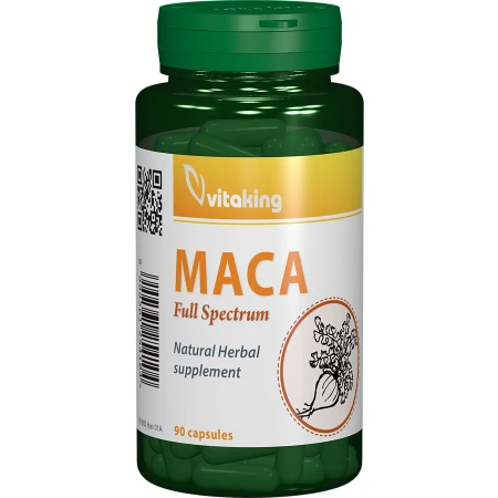 Extract de maca 500mg, 90 capsule, Vitaking