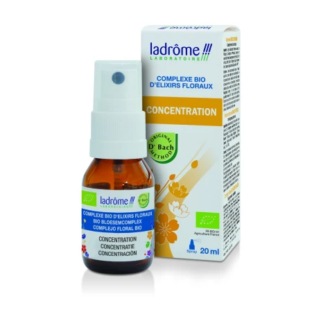 Spray cu complex din elixiruri florale Eco Bach Concentrare, 20ml, Ladrome
