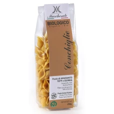 Paste conchiglie din amarant, teff si quinoa bio fara gluten 250g Marchesato
