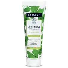 Pasta de dinti bio pentru dinti si gingii sensibile cu menta si porpolis, 75ml, Coslys