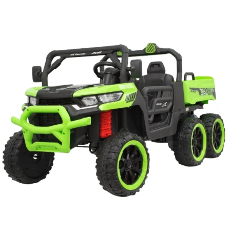 UTV electric pentru 2 copii Kinderauto X-Force 300W 24V premium, culoare verde