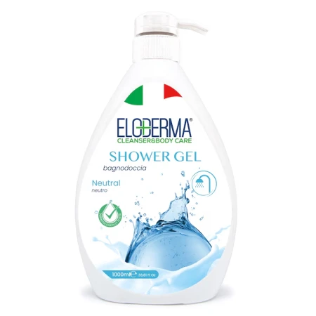 Gel de dus Neutral, 1000ml, Eloderma