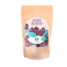 Arahide invelite in ciocolata cu lapte si indulcitor, 250g, Sweeteria