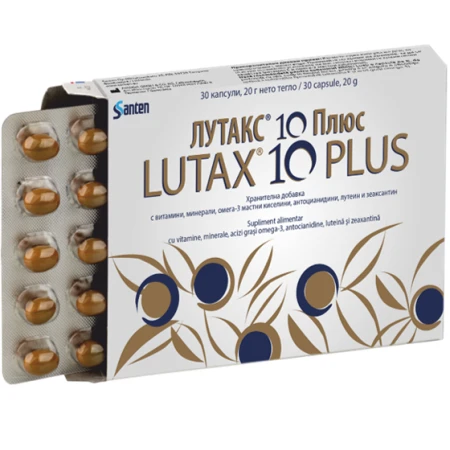 Lutax 10 Plus, 30 capsule, Santen