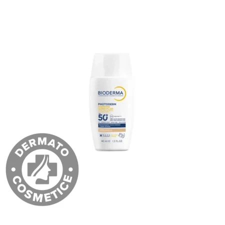 Crema colorata SPF50+ XDefense Ultra-Fluid Fototip 2 pentru protectie UV completa, 40ml, Bioderma
