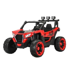UTV electric 4x4, pentru 2 copii, Kinderauto RZR2000, 180W, 12V, echipare PREMIUM, rosu