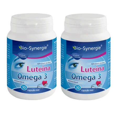 Lutein omega 3, 30comprimate, pachet 1+1, Bio Synergie